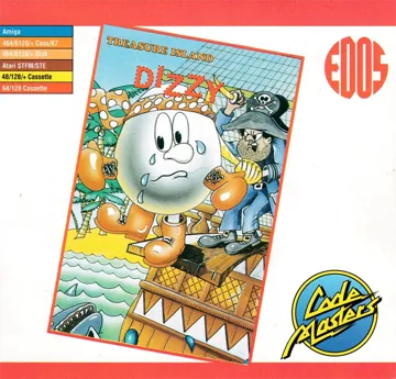 Dizzy II - Treasure Island Dizzy (UK) (1989) (Trainer) box cover front